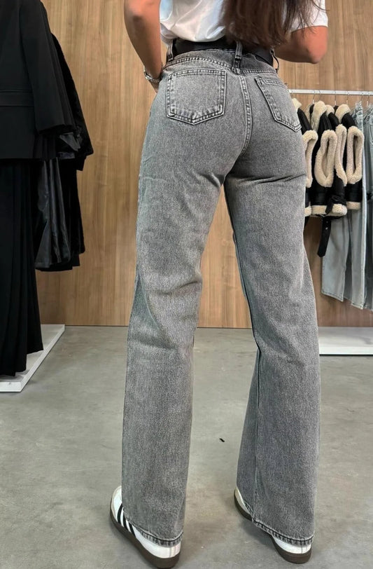 Nika Wide Leg Denim Jeans